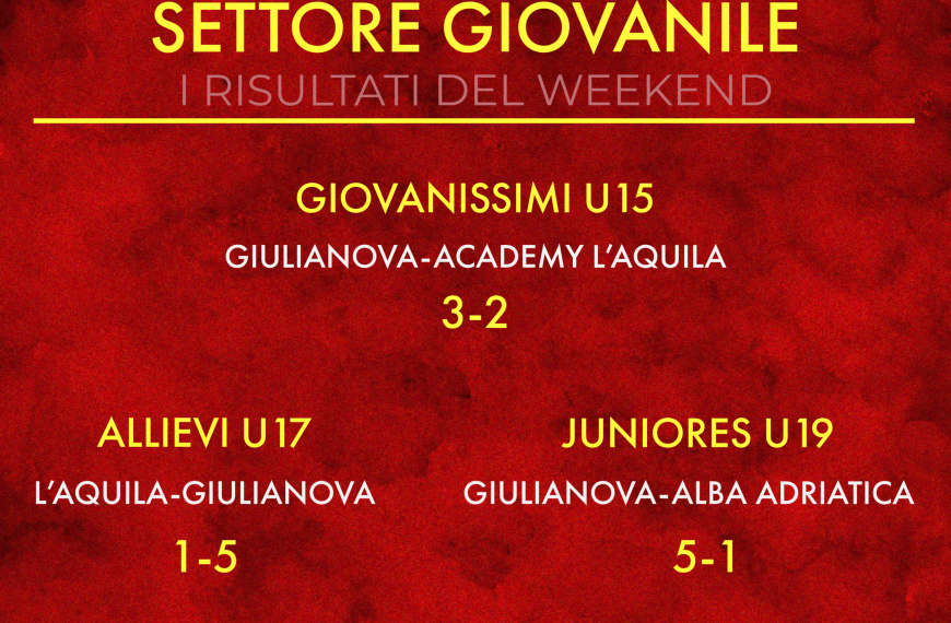 Il WEEKEND DELLE NOSTRE GIOVANILI