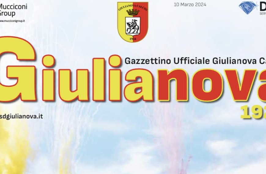 Scarica il giornalino della 29^ giornata – Giulianova vs Folgore Delfino Curi Pescara