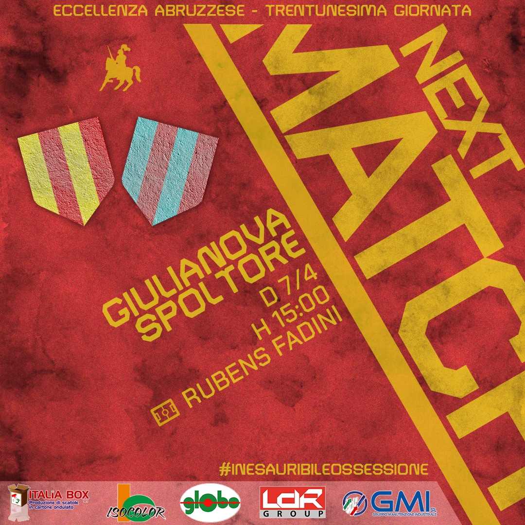 NEXT MATCH: GIULIANOVA-SPOLTORE